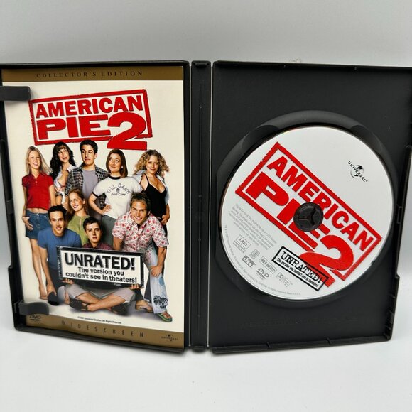 American Pie 2 DVD Collectors Edition Unrated 2001 Comedy Jason Biggs Universal - Picture 3 of 3